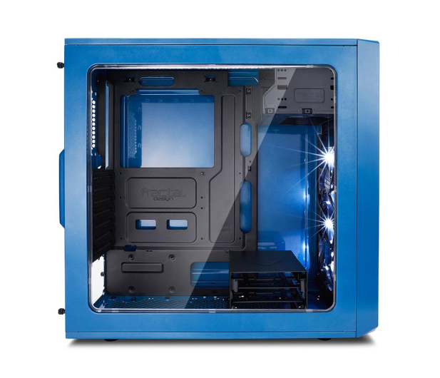 FRACTAL DESIGN Focus G Blue Window 3.5'HDD/2.5'SDD uATX/ATX/ITX FD-CA-FOCUS-BU-W - 387613 - zdjęcie 4